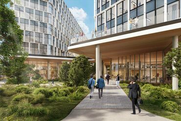 H2Offices – Koncepcióterv: Arrow – Generáltervező: STUDIO IN-EX – Forrás: SKANSKA