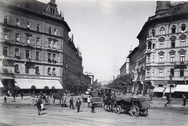 Baross tér, szemben a Rottenbiller utca. 1895. Fortepan / Budapest Főváros Levéltára. Levéltári jelzet: HU.BFL.XV.19.d.1.08.046