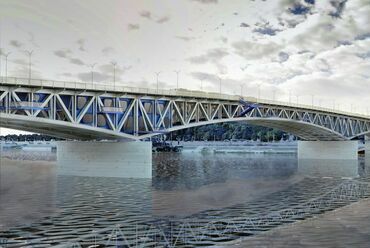 Alternatív megoldás a Petőfi híd felújítására, Puskás Levente diplomamunkája