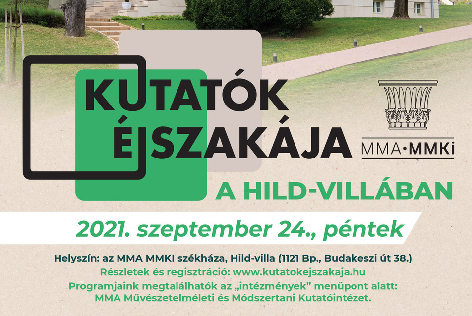 Kutatók Éjszakája a Hild-villában