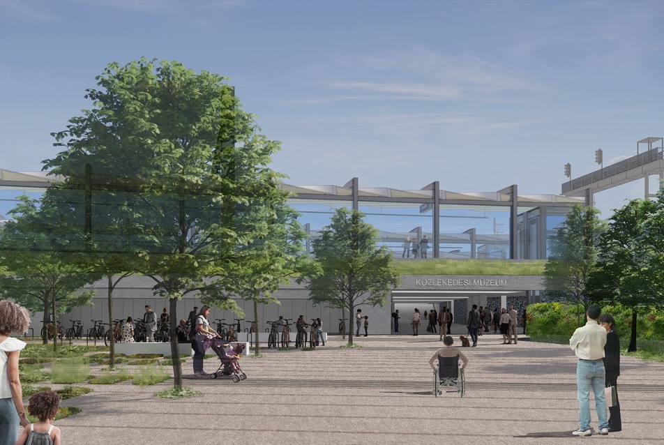 Építési engedélyt kapott a Közlekedési Múzeum vasúti megállójának terve
