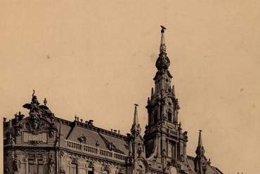 Budapest, New York-palota 1900 körül, tervező: Hauszmann Alajos (FSZEK Budapest Gyűjtemény)