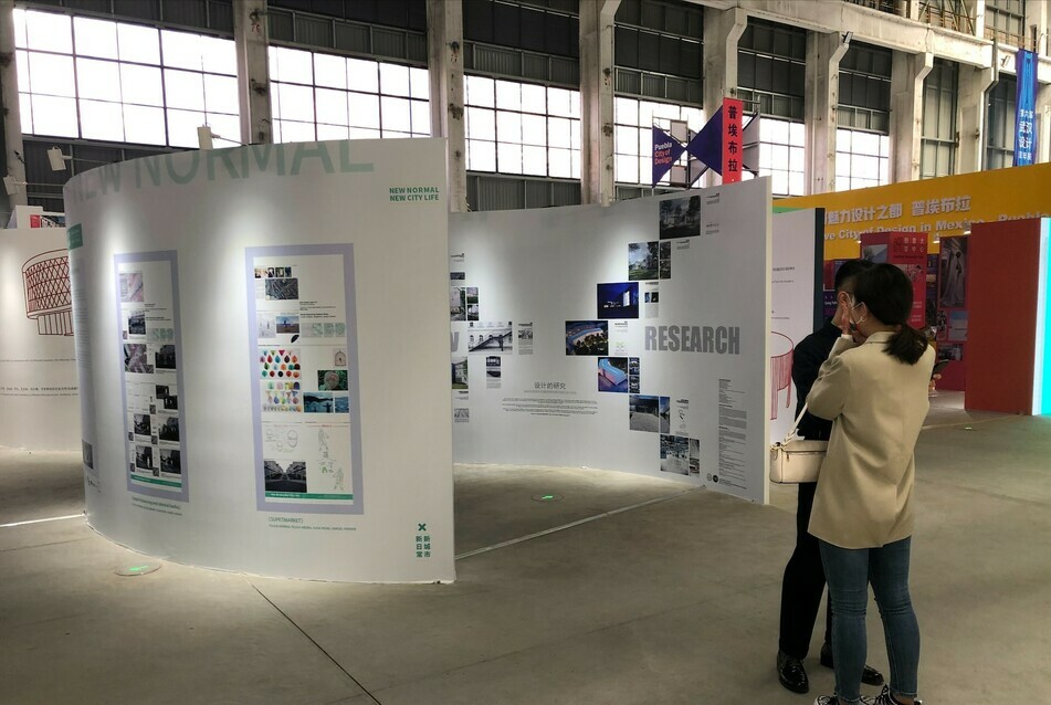 Egyedüli magyarként állított ki a Wuhan Design Weeken a PTE MIK Építész Intézete