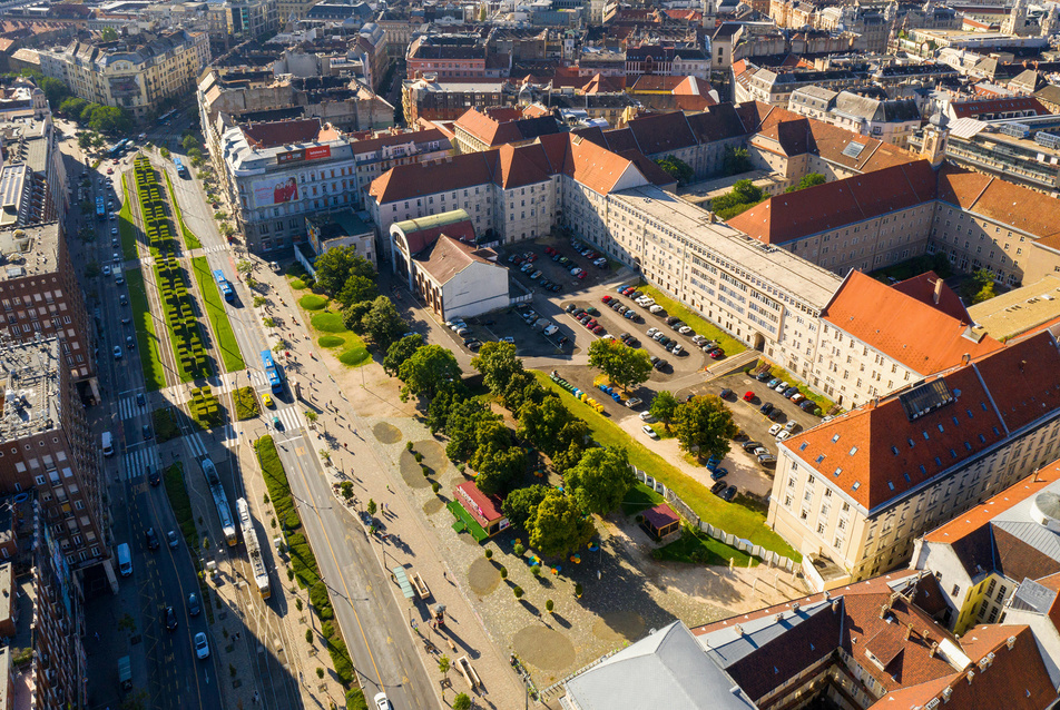 Városháza Park térépítészeti tervpályázat