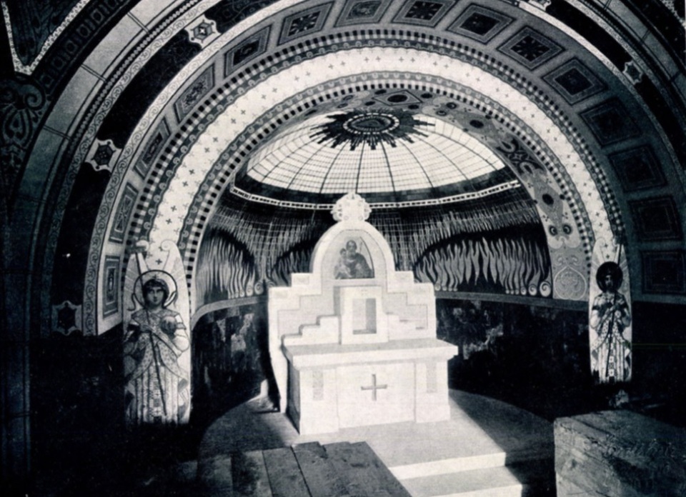 A Törley-mauzóleum, Tervezte: Ray Rezső Vilmos, Kép a Magyar Építőművészet 1911/2. számából, 35.o.
