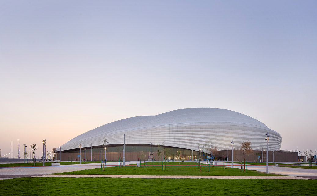 A pekingi olimpiai stadion. Tervező: Herzog & de Meuron. Forrás: Wikipedia