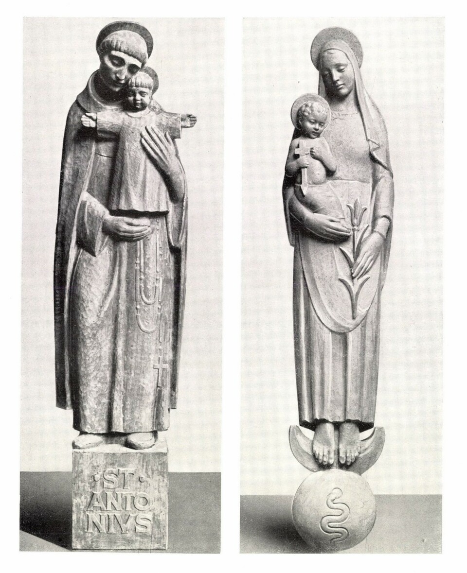 Kotsis Iván: A balatonboglári plébániatemplom szobrászati díszei. Forrás: Magyar Iparművészet, 1937. 40. évf.