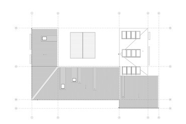 Fehér ház a Cotter Avenue-n – Tetőfelülnézet – Építész: Team Green Architects