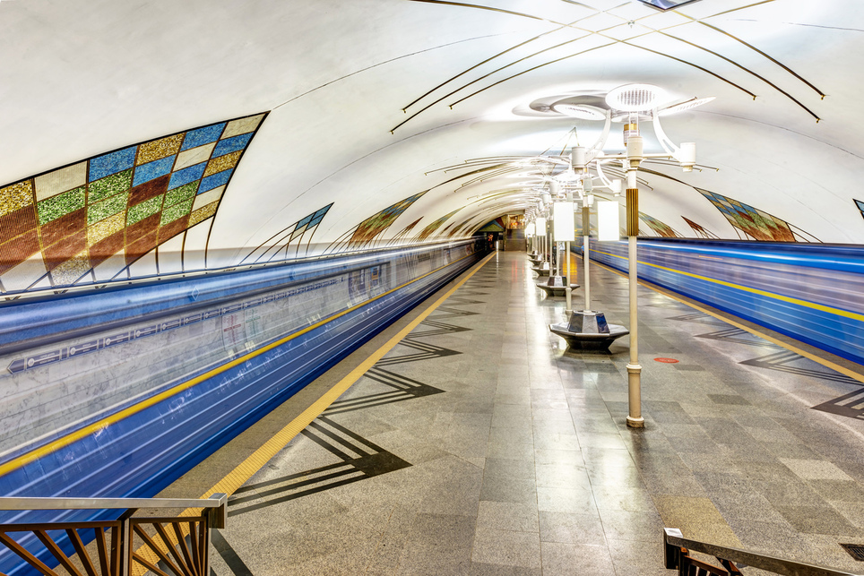 Az Építészfórum tavaly szeptemberben szentelt galériát a kijevi metróállomásoknak, Fotó: Teremky állomás, Gulyás Attila