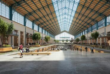 Az AREP Architects és az építész stúdió terve a Nyugati pályaudvar pályázatán