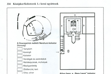 A Szent Gallen Monostor és Kórház alaprajza, Forrás: MEDIart folyóirat, 2012/3.