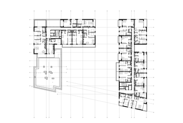 FBIS architects: BudaPart E épület, Budapest. 6. emelet