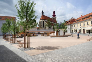 Megújult piactér Ptujban – Tervező: Arhitektura Krušec, Studio AKKA – Fotó: Miran Kambič