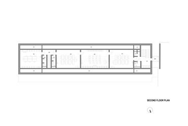 Atelier Tišnovka: A třebíči katolikus gimnázium bővítése. Második emelet