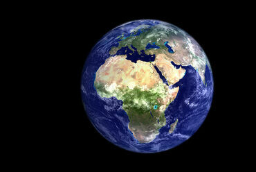 Afrika a világűrből. Forrás: Wikipédia