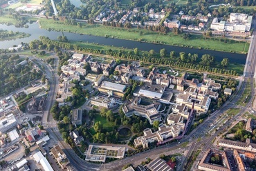 Mannheim új egyetemi klinikájának tervpályázata, a Healing Spaces pályaműve