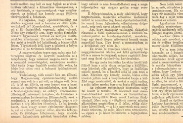 Fittler Kamill: Magyar építőművészet. Budapesti Hírlap, 1904. 02. 23. 1–3.
