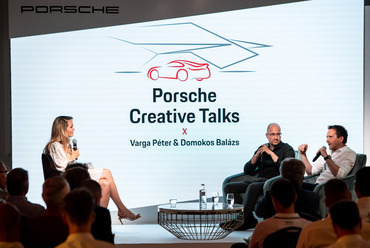 Porsche Creative Talks – beszélgetés Varga Péterrel, a Porsche vezető külső formatervezőjével és Domokos Balázs nemzetközileg elismert építésszel – fotó: Porsche