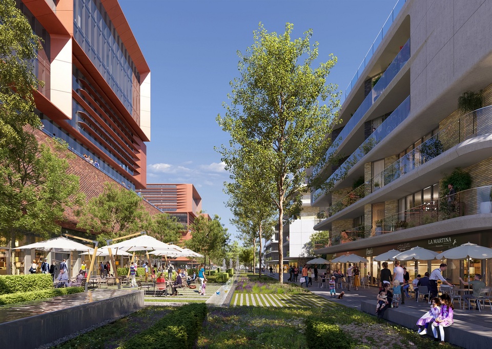 Zugló City Centre: A Zaha Hadid Architects és a LAND Italia látványterve