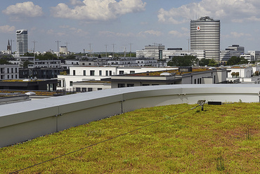 A fordított tetőt extenzív zöldtetőnek tervezték. Fotó: Autrotherm