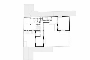 Marosvásárhelyi Caritas-központ – Emeleti alaprajz – Tervező: TEKTUM Arhitectura