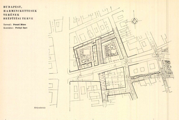 II. ciklus – Perczel Dénes – Budapest, Harminckettesek terének beépítési terve (MÉ 1960, 4. szám)