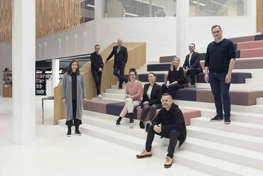 Kirkkonummi könyvtár – JKMM Architects – fotó: Hannu Rytky