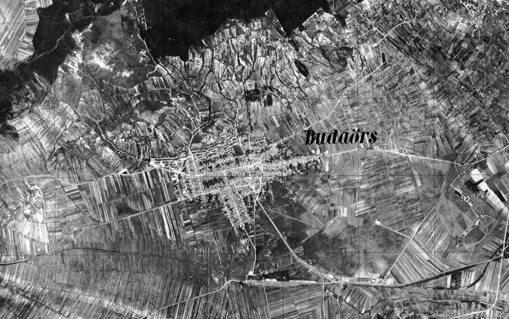 Légifelvétel Budaörsről, 1940. Forrás: Fortepan