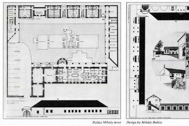 A VIII. ciklus felévételi pályázata: Tállya, postamúzeum és szálloda, 1984. Balázs Mihály terve.