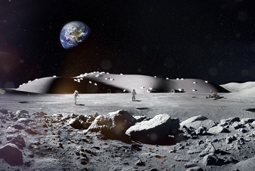 A holdkőzetből felépíthető űrbázis tervének részlete. Forrás: sajtóközlemény