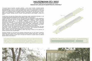 Szolga Kata tablója - 2022-es Hauszmann-díj