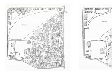 Patrick geddes rehabilitációs terve az indiai Balrampur városára, 1917. Forrás: beszkennelve Philip Boardman: The Worlds of Patrick Geddes című könyvéből