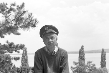 Illyés Gyula Tihanyban, 1963. / Forrás: Fortepan 137464, Szalay Zoltán