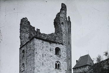 1906, A torony a kiomlott déli résszel, Forrás: Fortepan, Adományozó: Magyar Földrajzi Múzeum Diagyűjtemény
