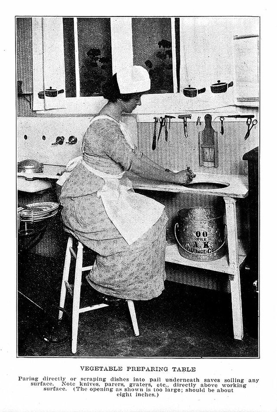 Társadalmat konyhájáról - Christine Frederick - forrás: Wikimedia