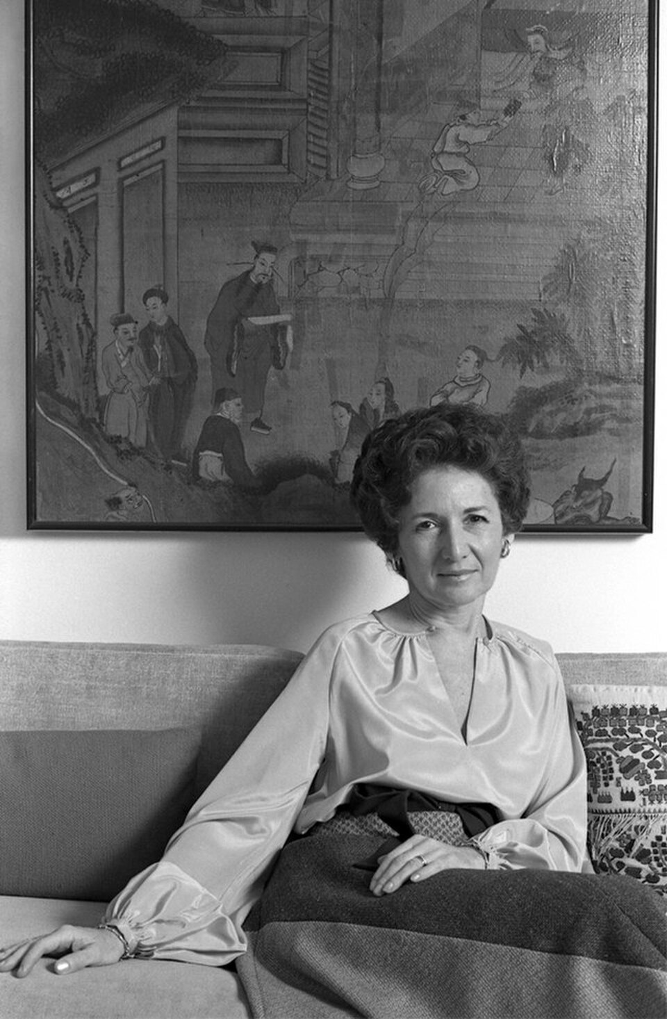 Ada Louise Huxtable 1976 ©Lynn Gilbert, Forrás: Wikimedia Commons