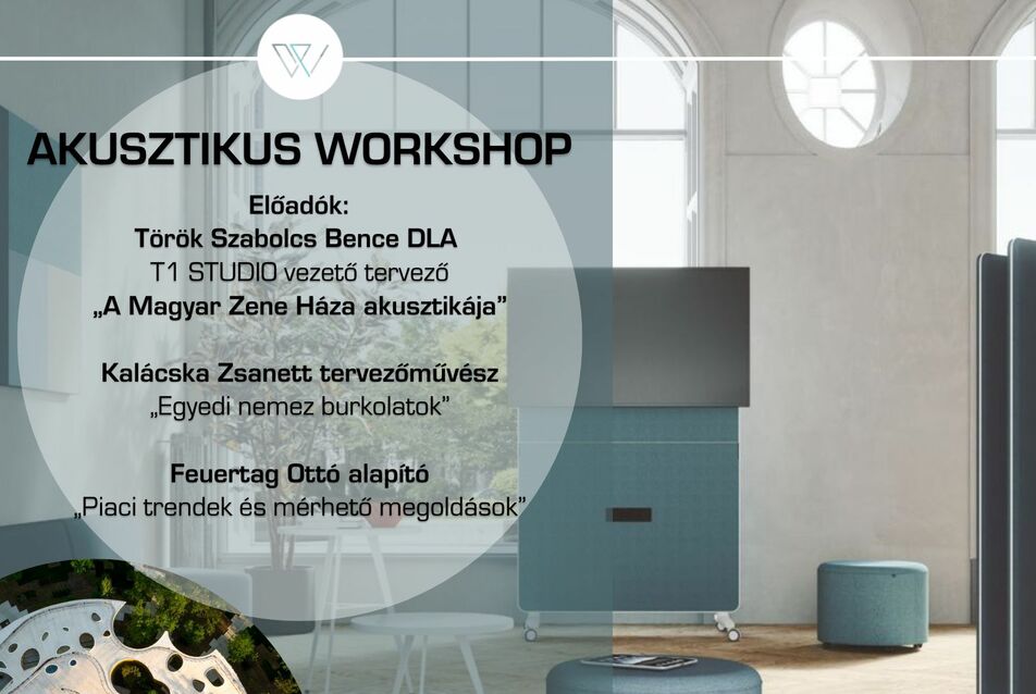 Akusztikus Workshop – Ismerkedj meg a legújabb akusztikai megoldásokkal az Europa Designban!