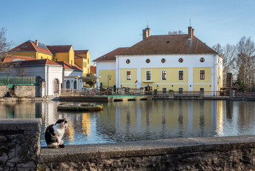 A Malom-tó névadó épületének története a múlt homályába vész. Annyi bizonyos, hogy már ötszáz évvel ezelőtt is állt itt malom, tucatnyi társával együtt. A számuk később bővült is, a 19. század közepére 38 malom működött a városban.