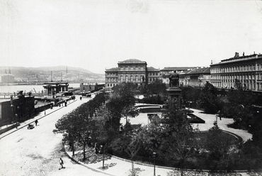  Széchenyi István tér 1900. Forrás: Fortepan / Budapest Főváros Levéltára / Klösz György fényképei