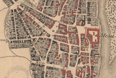 1838-as térkép a területről. 