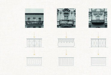 Cohousing, Budapest VIII.kerület – Korlát koncepcióábra – Terv: Balogh Eszter