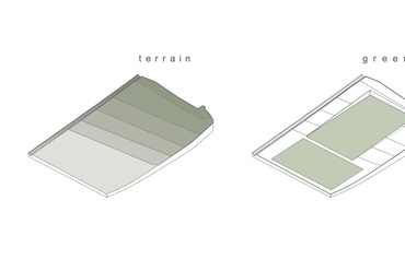 Diagram – Az A4 Stúdió harmadik díjas terve a kotori FK Bokelj futball stadion tervpályázatán.