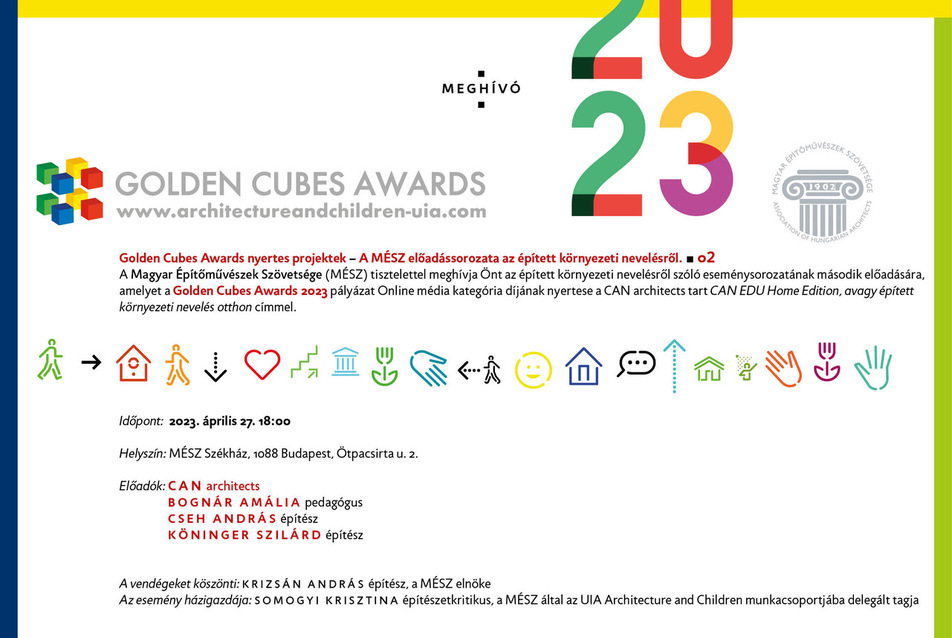 A CAN architects előadása - Golden Cubes Awards nyertes projektek bemutatkozása II.