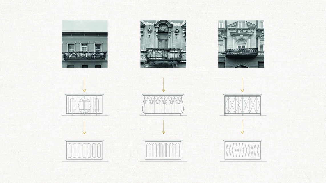 Cohousing, Budapest VIII.kerület – Korlát koncepcióábra – Terv: Balogh Eszter