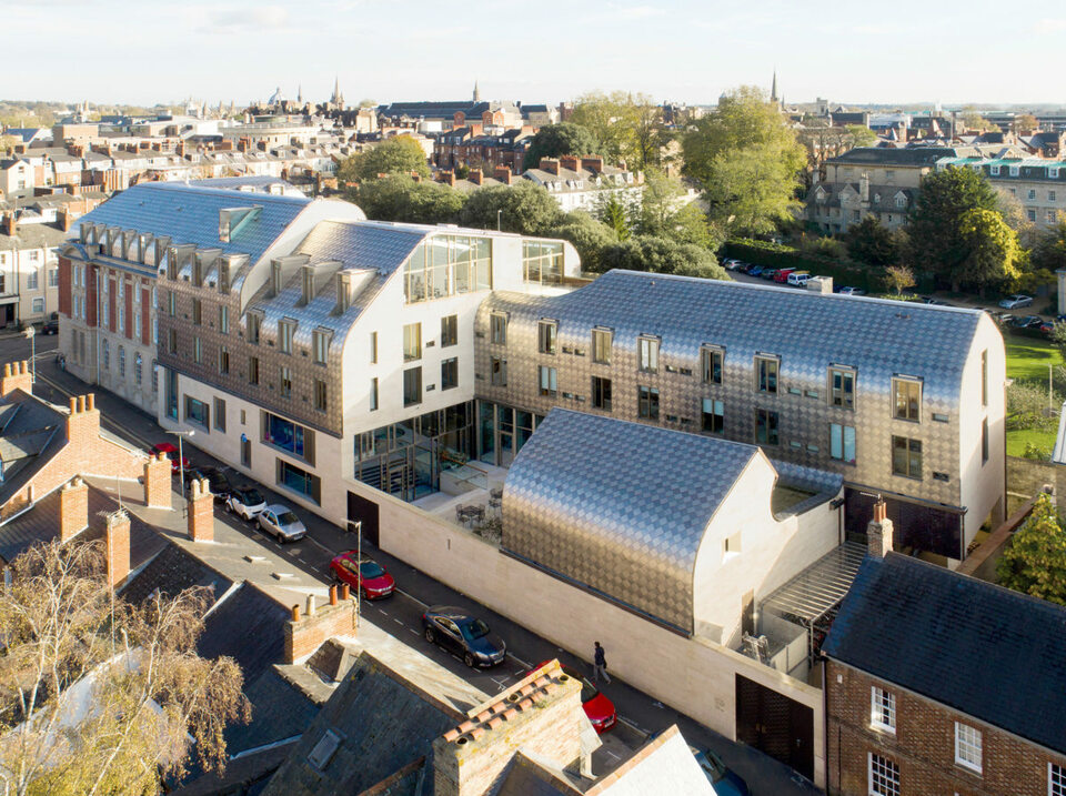 Exeter College Cohen Quad, Oxford, Egyesült Királyság / tervező: Alison Brooks Architects / forrás: Alison Brooks Architects