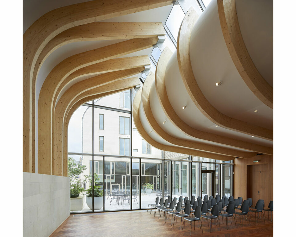 Exeter College Cohen Quad, Oxford, Egyesült Királyság / tervező: Alison Brooks Architects / forrás: Alison Brooks Architects