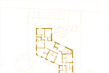 Első emeleti alaprajz - KAZAL Studio: Lakóház fogyatékkal élők számára