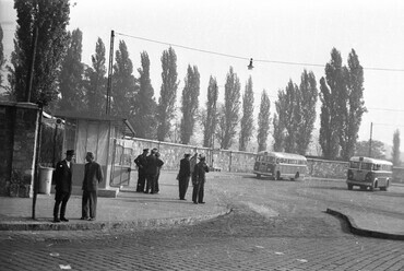 Nagyvárad téri buszvégállomás, 1959. Forrás: Fortepan / FSZEK Budapest Gyűjtemény / Sándor György