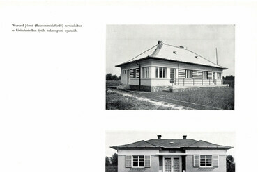 Helyi építőmesterek és építészek által tervezett nyaralók a Balaton-parton a harmincas évek első felében. / Forrás: Tér és Forma 8 (1935) 3.
