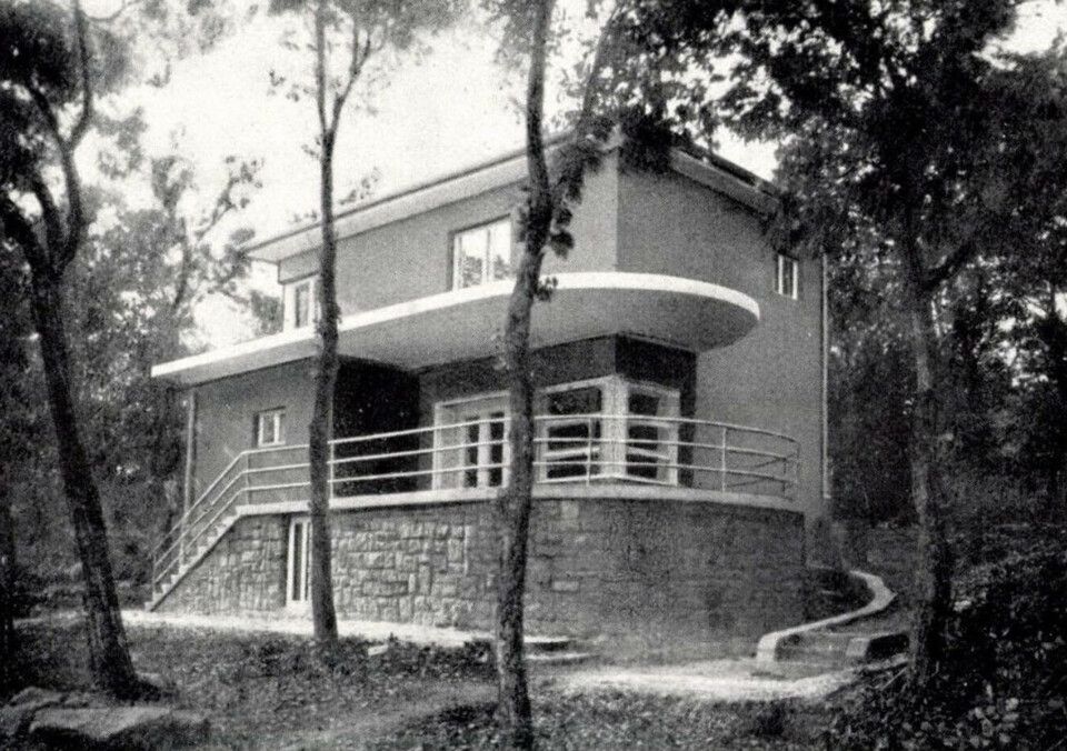 Balatonszepezd, Édes Jenő nyaralója, tervező: Káldy Ferenc / Forrás: Tér és Forma 8 (1935) 3.
